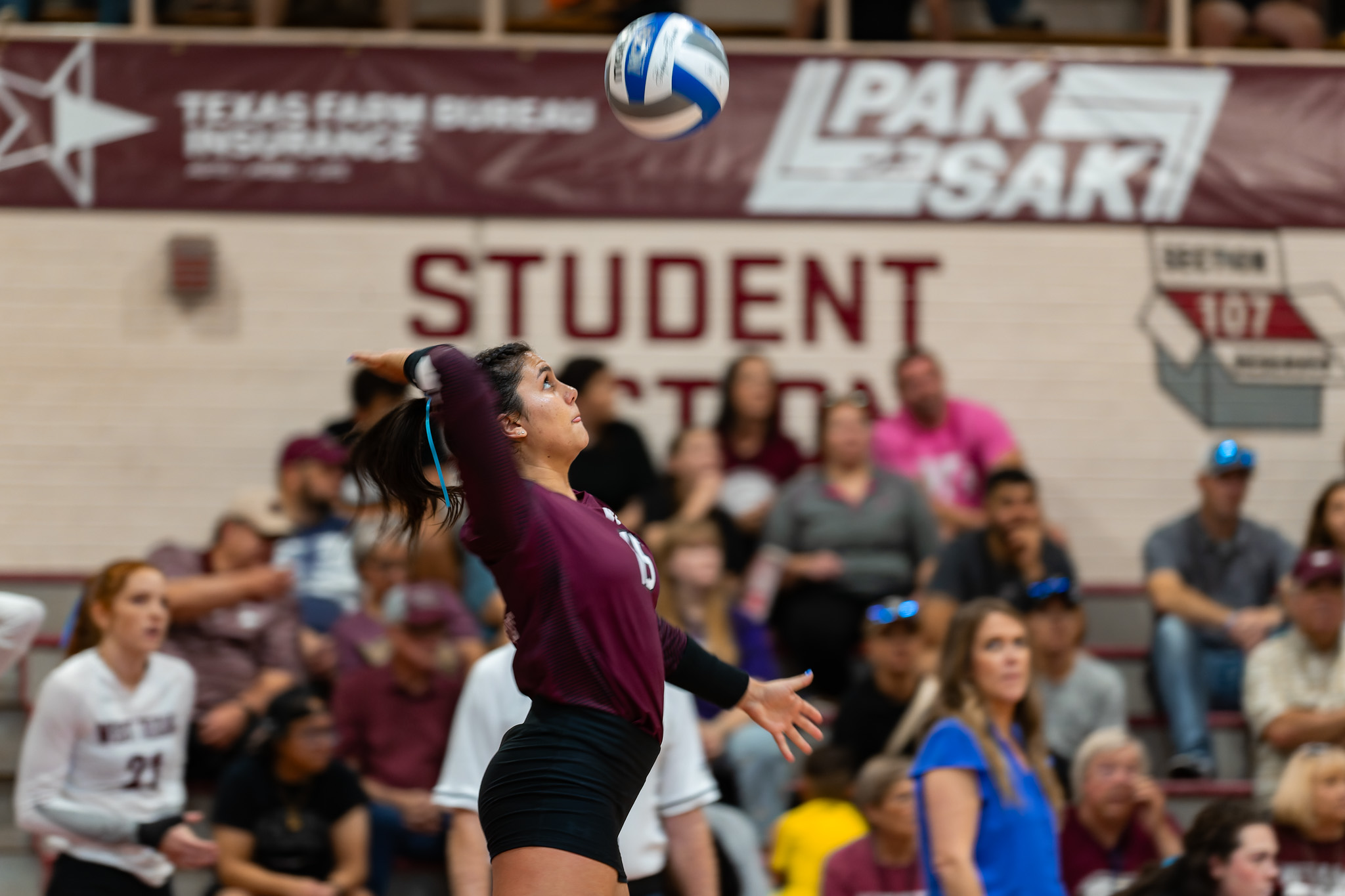 WT Volleyball vs Oklahoma Christian 102123-002 | Press Pass Sports